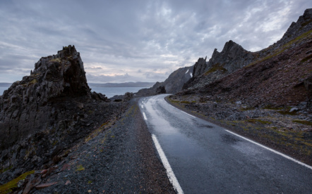 The dramatic road to Hamningberg (Norway)