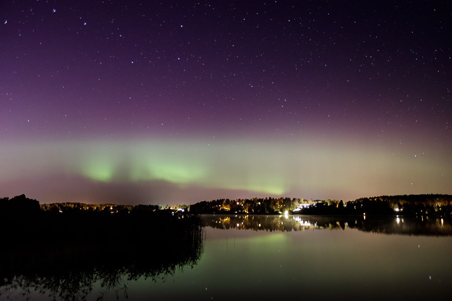 Aurora in south Finland