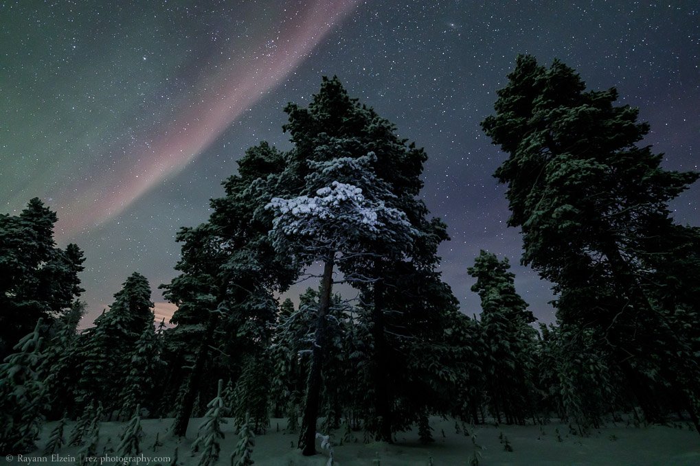 Hunting the northern lights in November in Inari